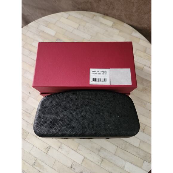 Salvatore Ferragamo eyeglasses or sunglasses case with box EMPTY